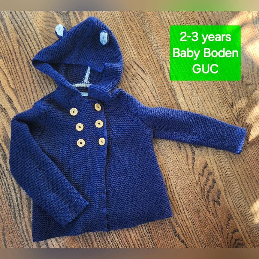 Baby Boden 2-3 years hear sweater